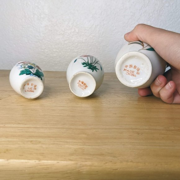 Vintage Tiny Vases Set of 3 - Picture 5 of 5